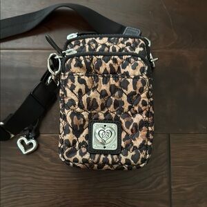 Kora Mini Utility Bag by Brighton Leopard Print Quilted